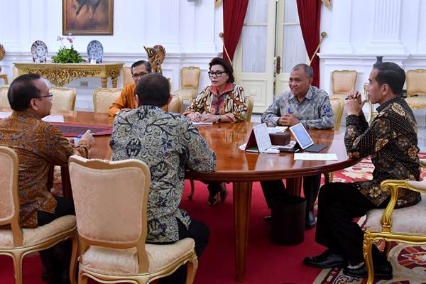  Pimpinan KPK Bertemu Presiden Jokowi