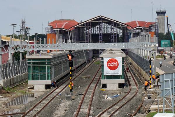  PERKERETAAPIAN: Progres KA Bandara Soekarno-Hatta Capai 67%