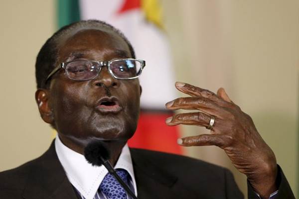  Presiden Zimbabwe Tidur Saat Acara Publik?