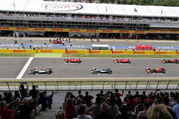  Detik-detik Start GP Spanyol Formula 1