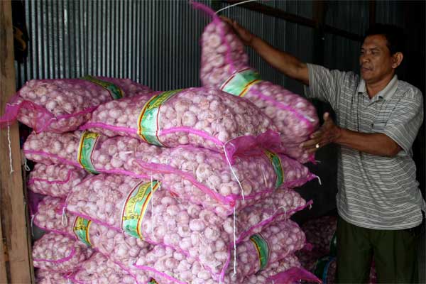  STABILISASI HARGA  : Importir Tambah Gelontoran Bawang Putih