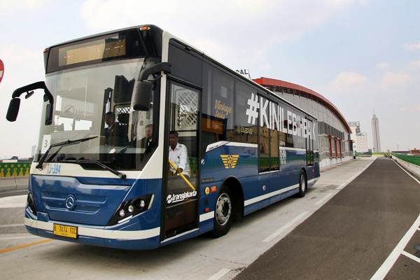  Uji Coba Transjakarta Jalur Ciledug-Tendean