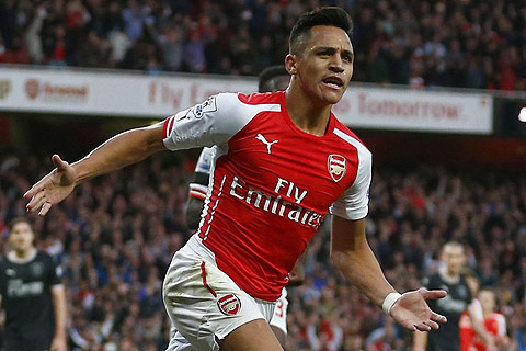  Gol Sanchez Tempatkan Arsenal di Peringkat 5