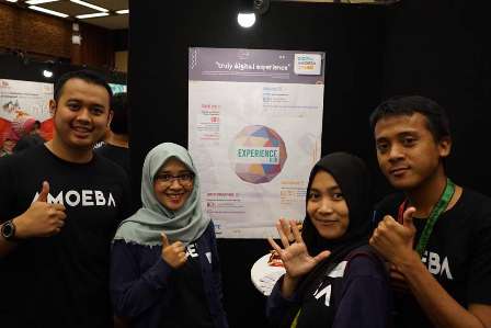 EGM Divisi Digital Service PT Telkom Arief Musta'in sedang memberikan sambutan dalam pembukaan Festival Digital Amoeba di Jakarta, Rabu (17/5/2017) | Foto Telkom.