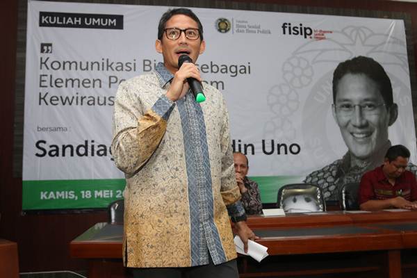  KPK PERIKSA SANDIAGA UNO : Sandi Pernah Komisaris PT DGI