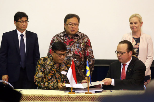  FOTO: Indonesia dan Swedia Teken Kerjasama Pengembangan Iptek di ITB