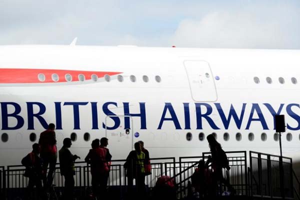  Sistem Komputer Diserang, Penerbangan British Airways Kacau