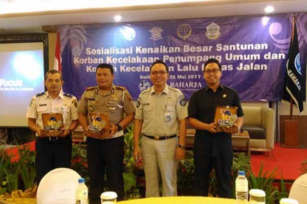  Jasa Raharja Kaltim Naikkan Santunan 100%