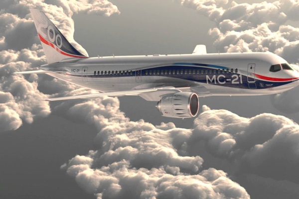 Pesawat penumpang baru buatan Rusia MC-21 masih menjalani uji coba. Proses produksi akan dimulai pada tahun depan. Pesawat ini juga dikenal dengan nama lain yakni MS-21./Ilustrasi-youtube