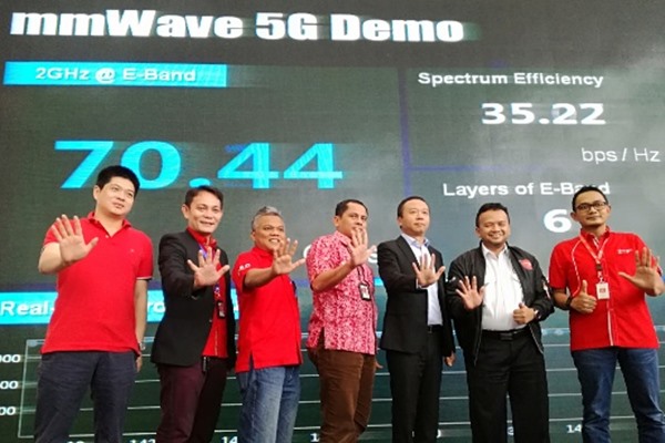  Telkomsel dan Huawei Uji Coba Teknologi 5G