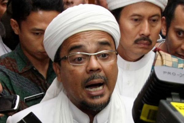  Pimpinan FPI Rizieq Shihab Resmi Masuk Daftar Pencarian Orang