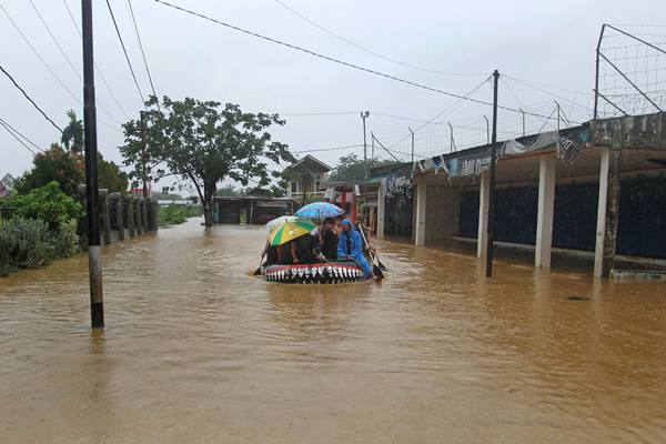  Banjir 2 Meter Rendam 3 Kecamatan di Bone Bolango