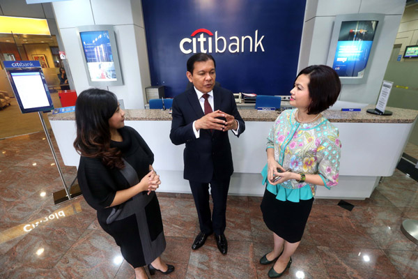  FOTO: BISNIS BANK: Tahun Ini Citi Indonesia Fokus Digitalisasi