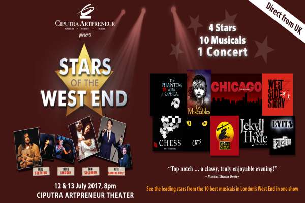  Ciputra Artpreneur Gelar Konser Kelas Dunia Stars of the West End