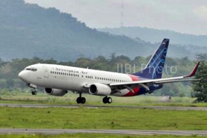  Sriwijaya Air Buka Rute Banyuwangi-Jakarta PP