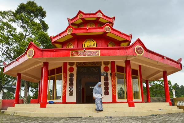  Musala Berarsitektur Pagoda Ini Dibangun Orang Tionghoa