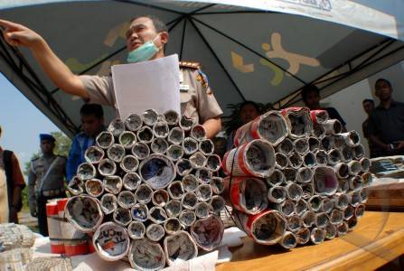  Tempat Produksi Petasan di Situbondo Kena Gerebek Aparat