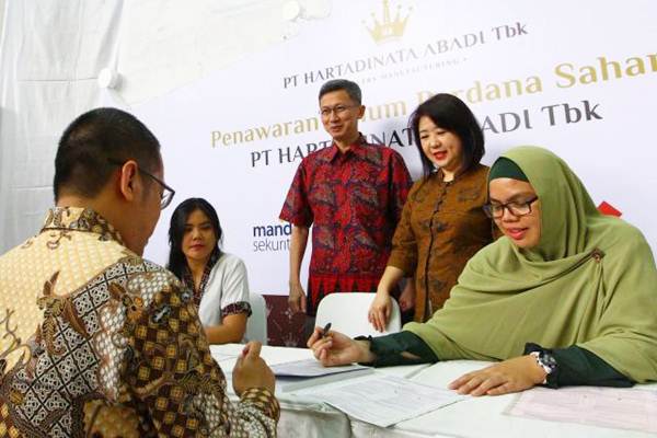  IPO Hartadinata Kelebihan Permintaan 1,15 Kali