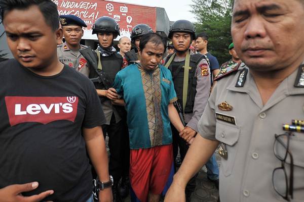  BANJIR JEBOL LAPAS JAMBI : 18 Tahanan Kabur Ditangkap