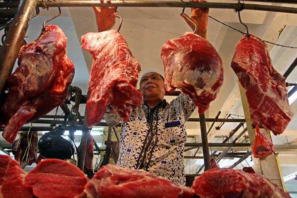  Badan Karantina Sidak Gudang Daging di Jakarta Timur