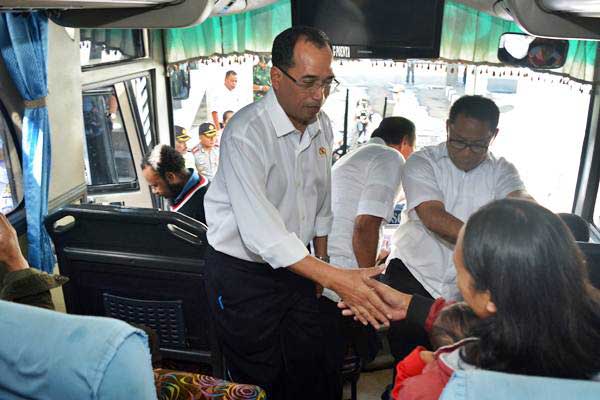  MUDIK LEBARAN : Menhub Minta Keamanan di Jatim Ditingkatkan