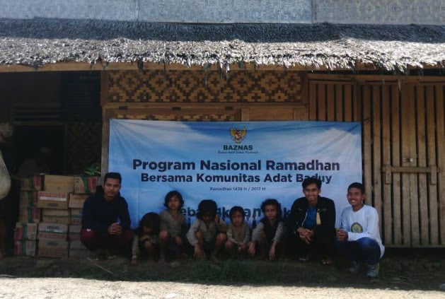  Baznas Salurkan Zakat ke Suku Baduy