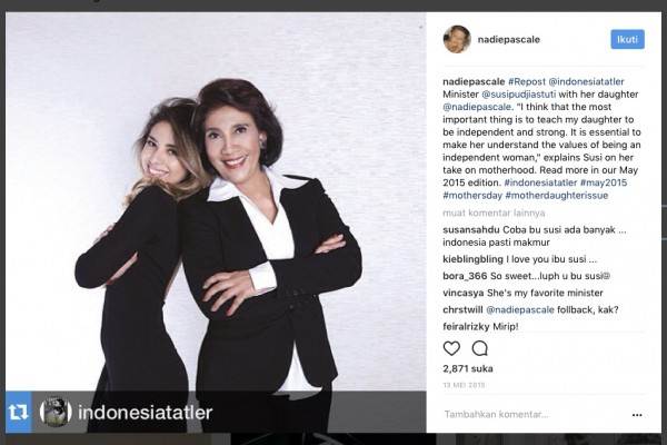  Putri Menteri Susi, Nadine Kaiser, Resmi Jadi WNI