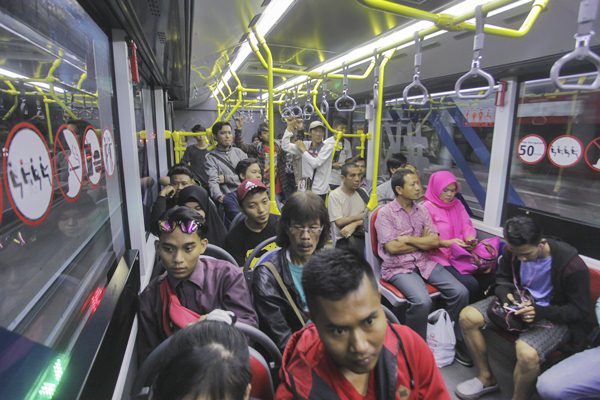  Transjakarta Operasikan Sarananya Lebih Siang Pada Lebaran