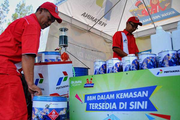  Pertamina Siapkan 25 Kios Kemasan Pertamax