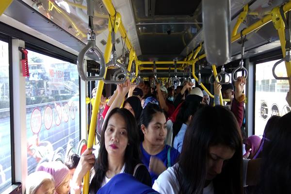  Hari Pertama Idulfitri, Transjakarta Masih Jadi Andalan