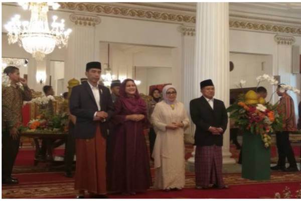  OPEN HOUSE ISTANA: Anies-Sandi Berlebaran dengan Presiden Jokowi