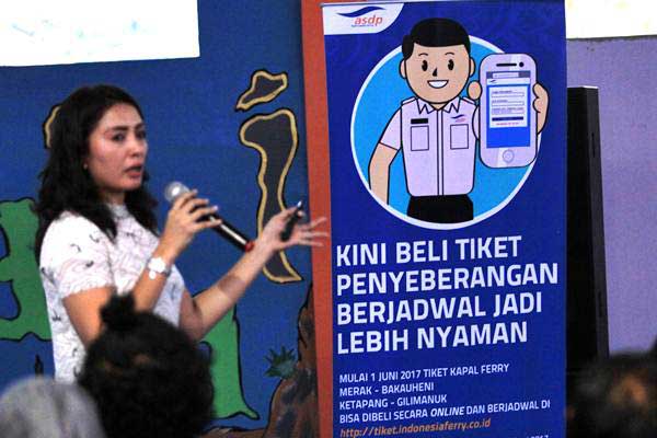  ANGKUTAN PENYEBERANGAN: Layanan Penjualan Tiket Online Tembus 24%