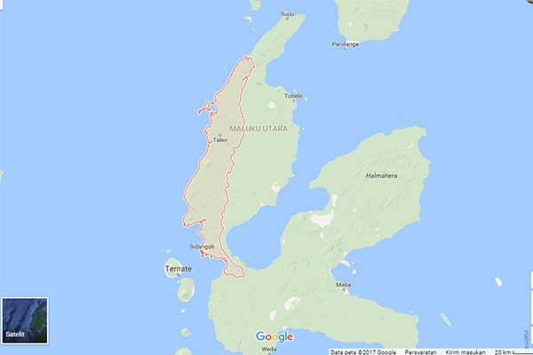  Gempa Halmahera Barat Tidak Merusak