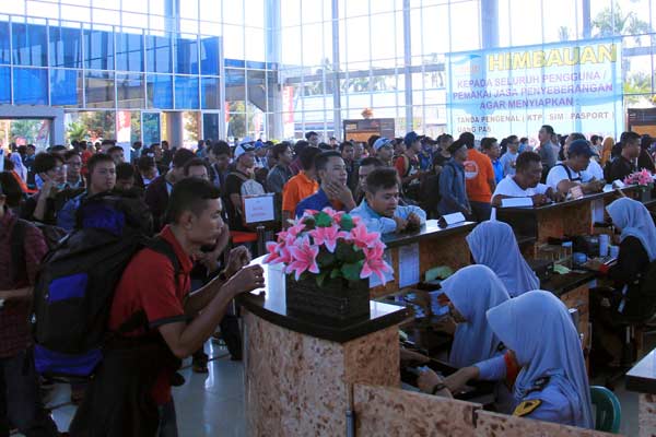  Arus Balik di Pelabuhan Bakauheni, Lampung