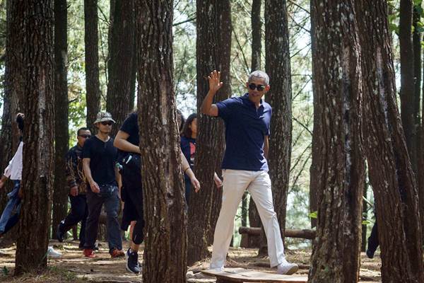  Betah di Jogja, Barack Obama Kunjungi Puncak Becici