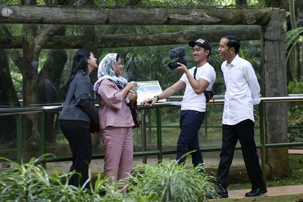  Presiden Jokowi Wisata Keluarga Tanpa Gibran Rakabuming Raka
