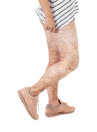 Legging berbulu/Daily Mail