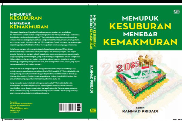  Rahmad Pribadi, Sosok di Balik Buku Memupuk Kesuburan Menebar Kemakmuran