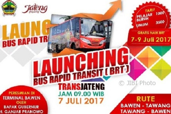  Gubernur Ganjar Meresmikan Operasional Trans Jateng Tawang-Bawen