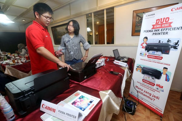  FOTO: Canon, 18 Tahun Pimpin Pasar Printer Inkjet Indonesia