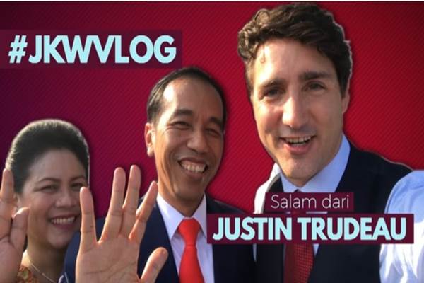  Video Blog Jokowi – Justin Trudeau Dipuji, Sempat Kagetkan Warga Kanada