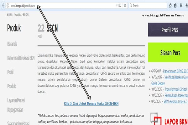  LOWONGAN CPNS 2017 : Harap Sabar, Portal https://sscn.bkn.go.id Belum Diaktifkan