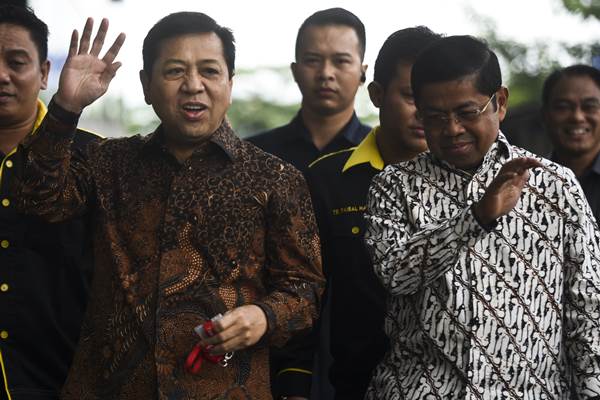  KORUPSI KTP ELEKTRONIK : KPK Periksa Setya Novanto