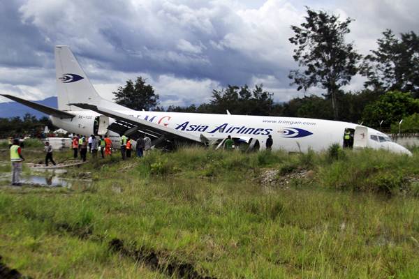  Pesawat Tri-MG Asia Airlines Tergelincir di Wamena