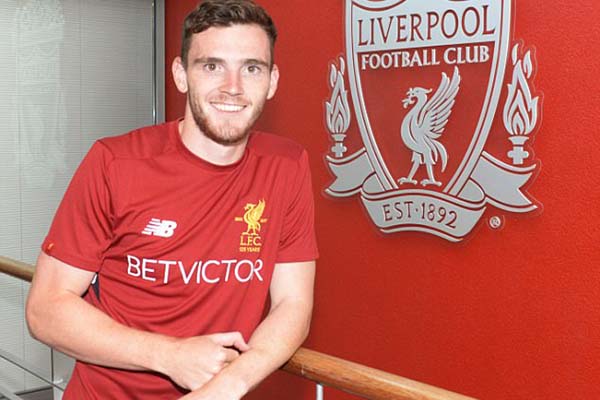  Robertson Datang, Liverpool Tambah Opsi Bek Kiri