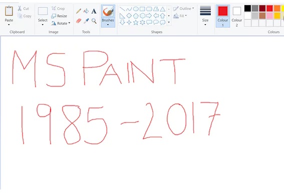  Microsoft Paint Akhirnya Dipensiunkan Setelah 32 Tahun