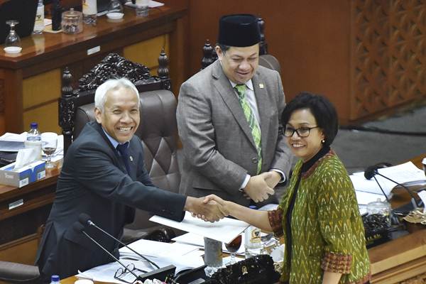  Sri Mulyani Hadiri Rapat Paripurna DPR