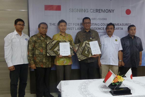  Kementerian PUPR Gandeng Jepang Atasi Penurunan Muka Tanah di Jakarta