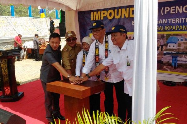  Tambah Pasokan Ari Baku di Balikpapan, Bendungan Teritip Mulai Digenangi