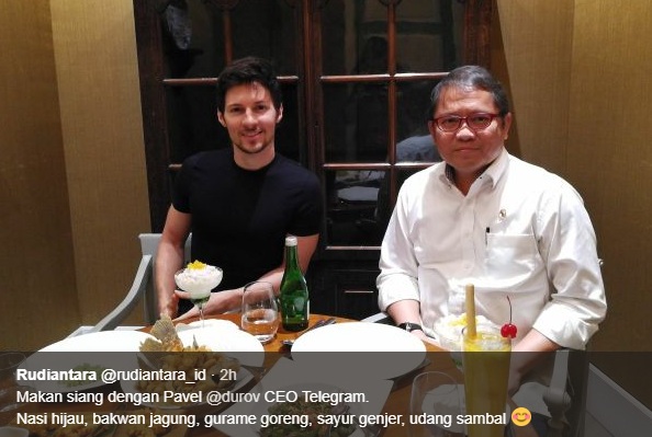  CEO Telegram Sambangi Kemenkominfo